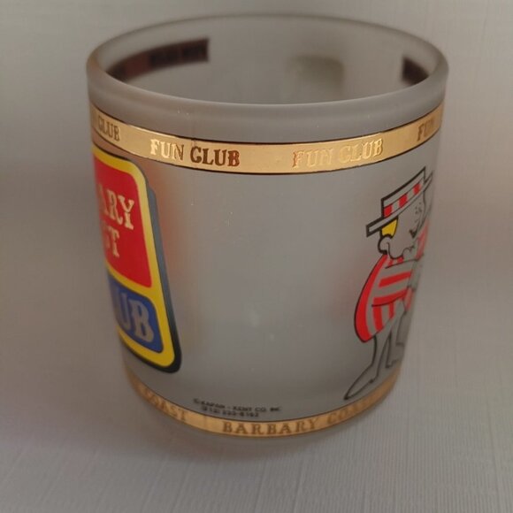 Barbary Coast Fun Club Vintage Mug Frosted 22K Gold TRIN LAS VEGAS Casino - Picture 4 of 7